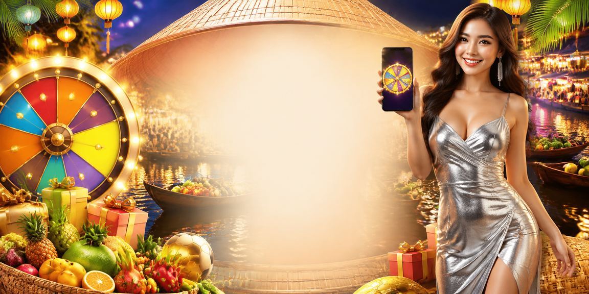 Bàn roulette casino trực tuyến phong cách Việt Nam với nón lá truyền thống tại đồng bằng sông Cửu Long