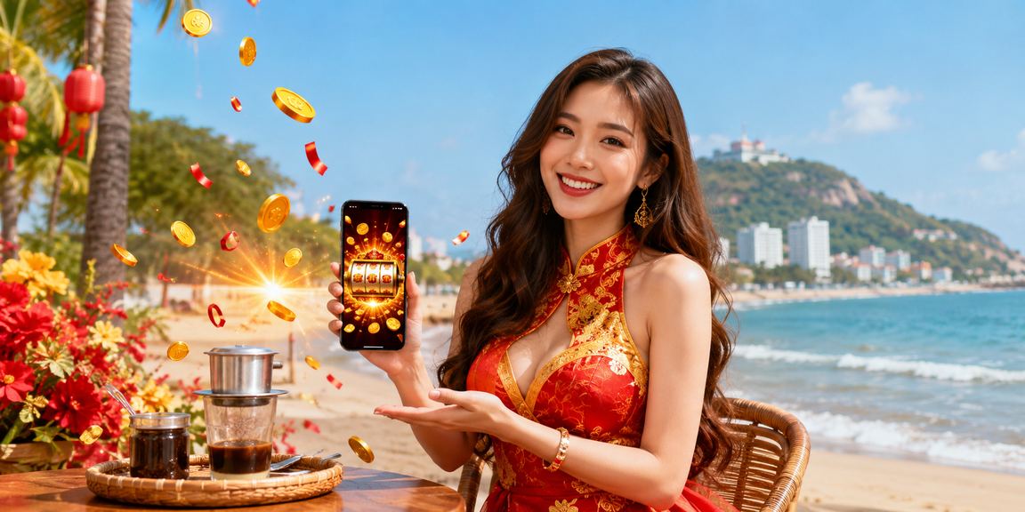 Người chơi xem phân tích và thống kê trò chơi tại quán cà phê Vũng Tàu